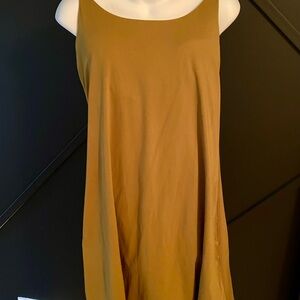 Olive Swim Dress with shaping Shorts